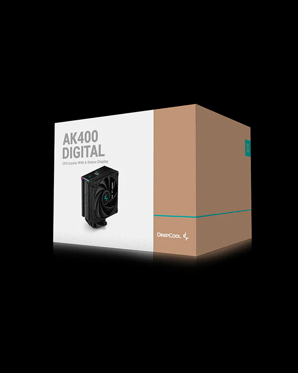 DeepCool AK400 DIGITAL CPU Air Cooler with Real-Time Display and ARGB DeepCool AK400 DIGITAL CPU Air Cooler with Real-Time Display and ARGB
